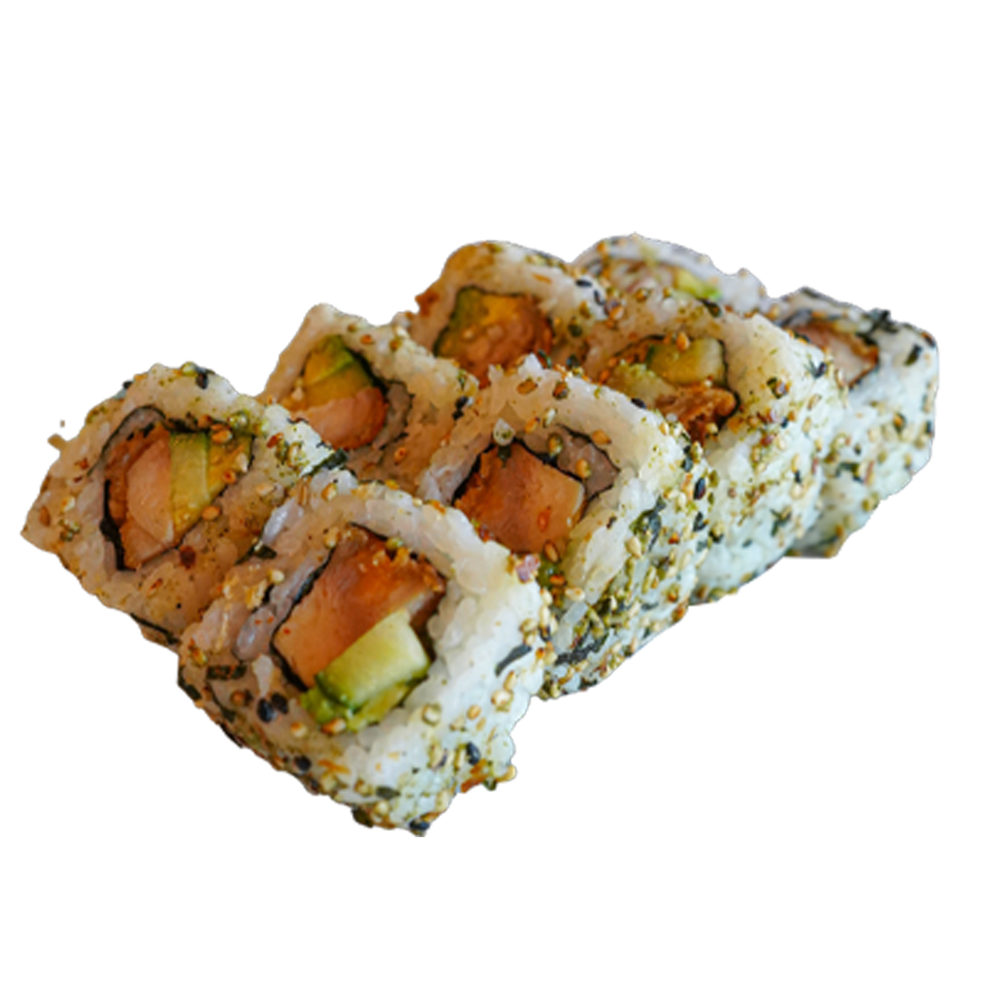 Crispy chicken wasabi roll